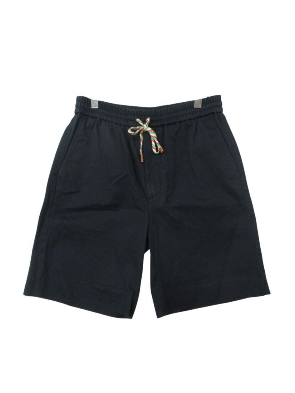 Gucci Shorts Half Length Logo Print Cotton Navy